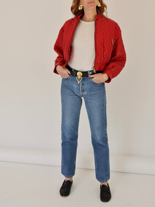 QUILTED LEATHER JACKET