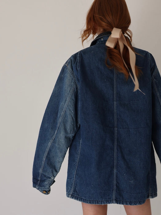 1970'S CARHARTT SOFT DENIM CHORE JACKET