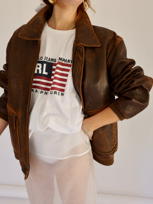 VINTAGE LEATHER JACKET