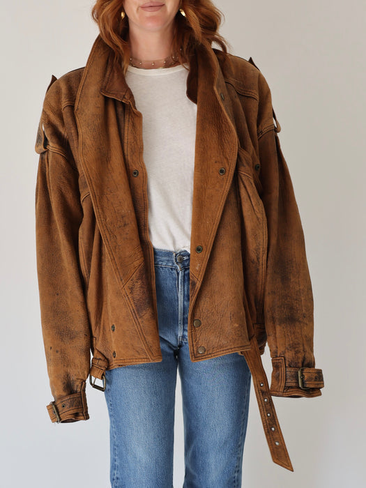 VINTAGE LEATHER JACKET