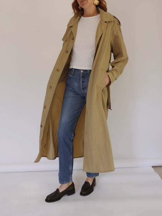 THE FLOWY TRENCH - TAN, SMALL