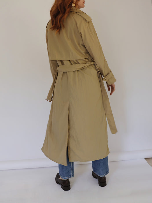 THE FLOWY TRENCH - TAN, SMALL