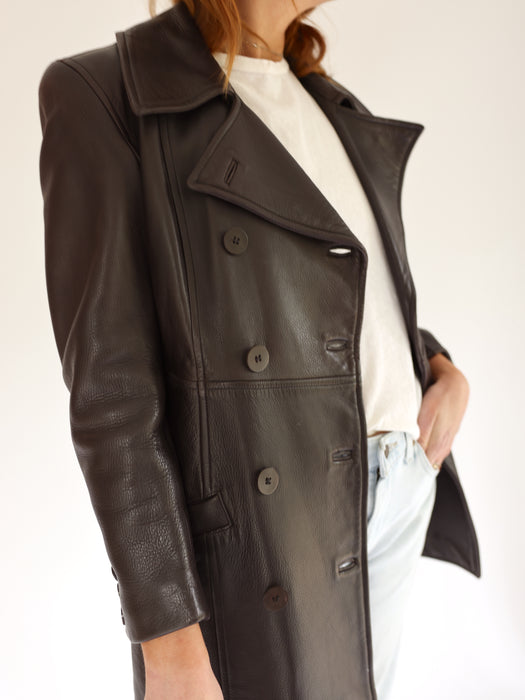 VINTAGE DONNA KARAN LEATHER JACKET