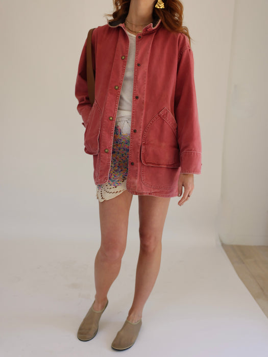 FADED PINK WORK JACKET