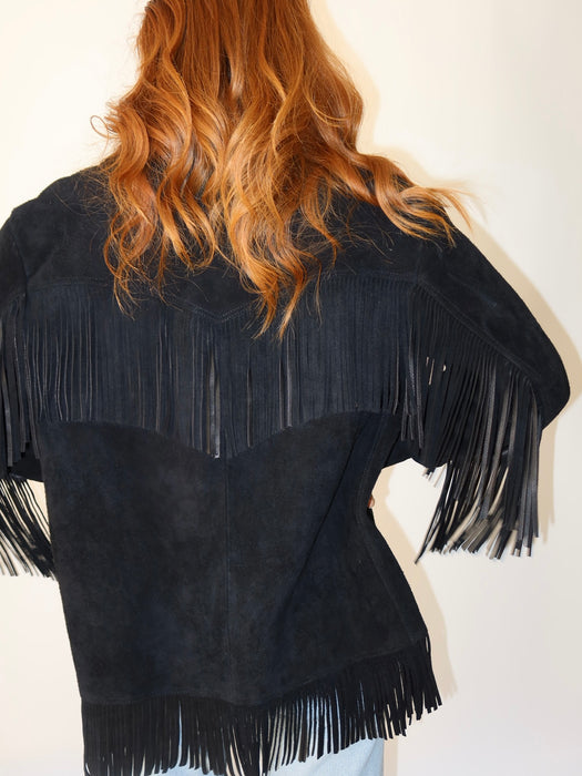 RALPH LAUREN SUEDE FRINGE JACKET