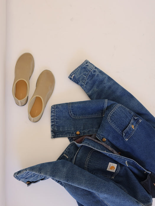 1980'S CARHARTT SOFT DENIM CHORE JACKET