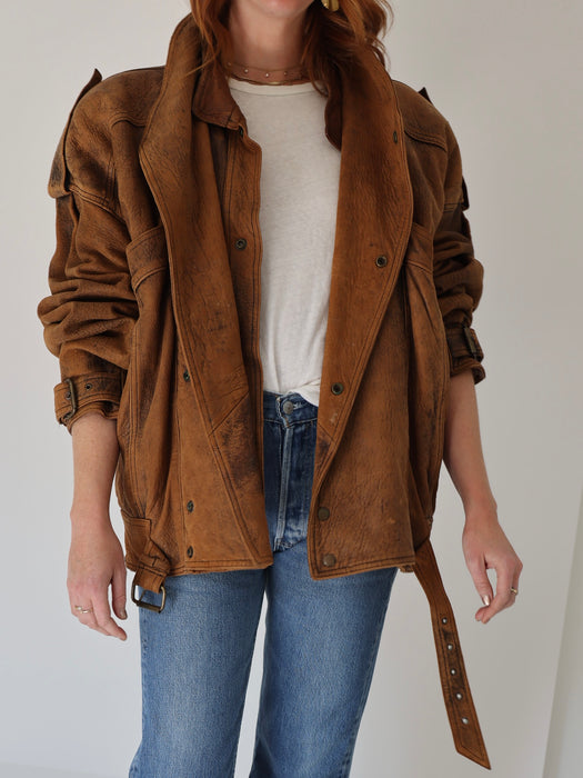 VINTAGE LEATHER JACKET