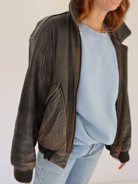 VINTAGE LEATHER JACKET