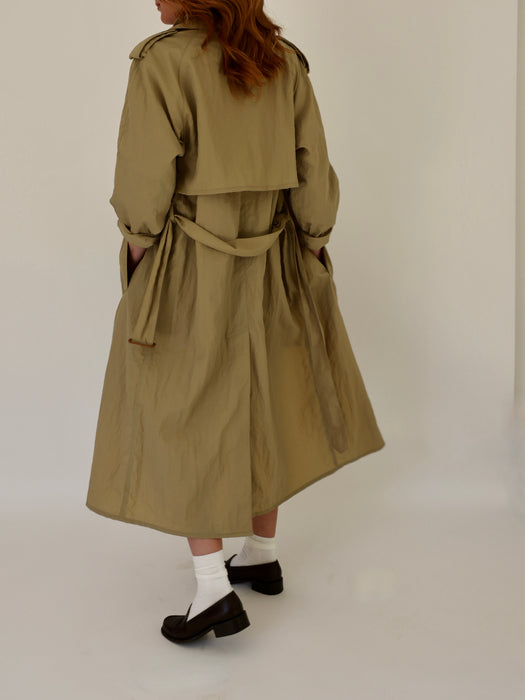 THE FLOWY TRENCH - TAN, SMALL