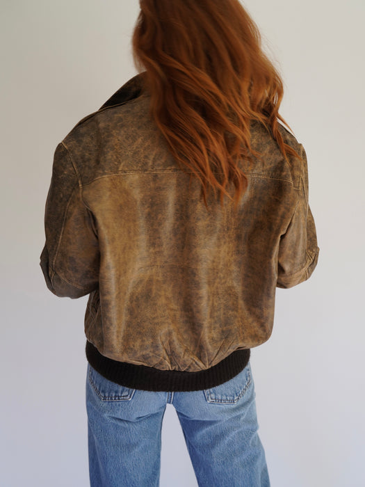 VINTAGE LEATHER JACKET