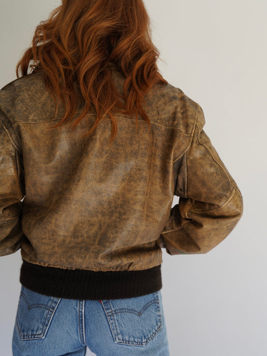 VINTAGE LEATHER JACKET