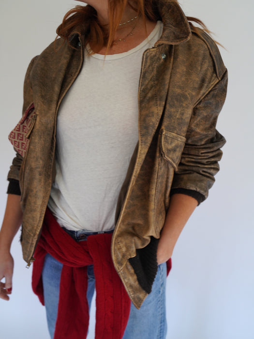 VINTAGE LEATHER JACKET