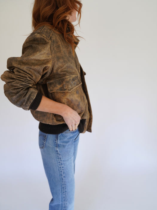 VINTAGE LEATHER JACKET